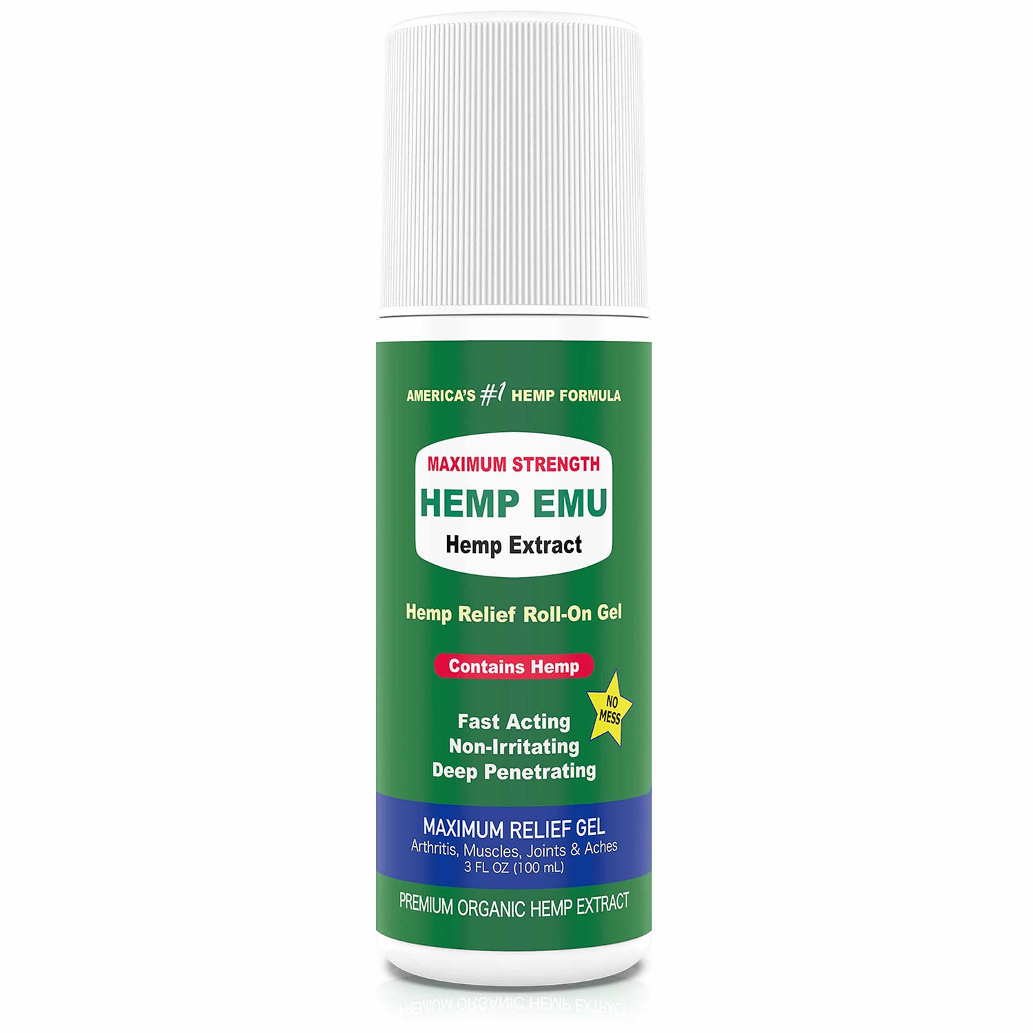Hemp Roll-On Gel, 3 oz – Hemp Emu™